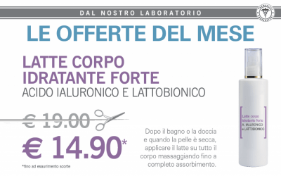 Offerta latte corpo idratante forte Santa Margherita