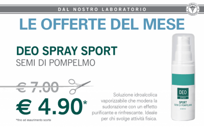 Offerta deo spray sport Santa Margherita ligure